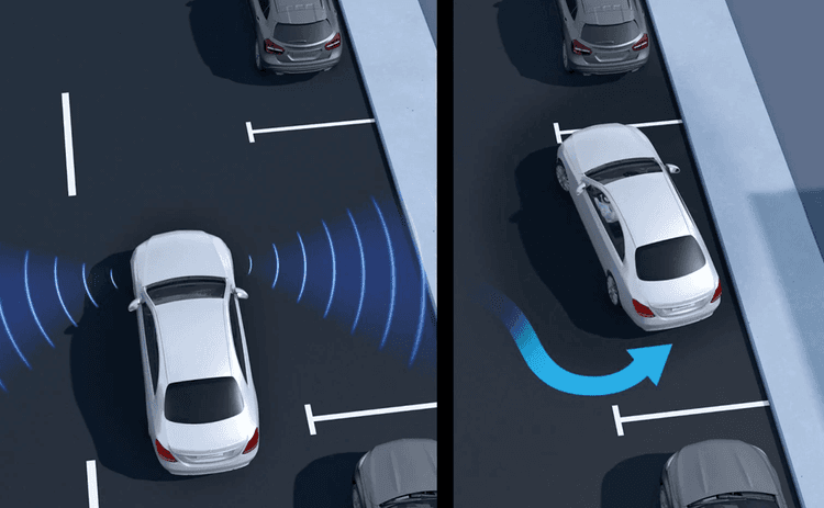 Active Parking Assist with parktronic