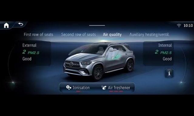 Mercedes Benz Gle Class Equipment Comfort Energizing Air Control Mercedes Benz Gle Class Equipment Comfort Energizing Air Control