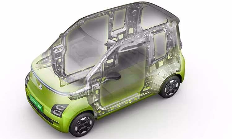 High strength vehicle body with 17 hot stamping panels High strength vehicle body with 17 hot stamping panels