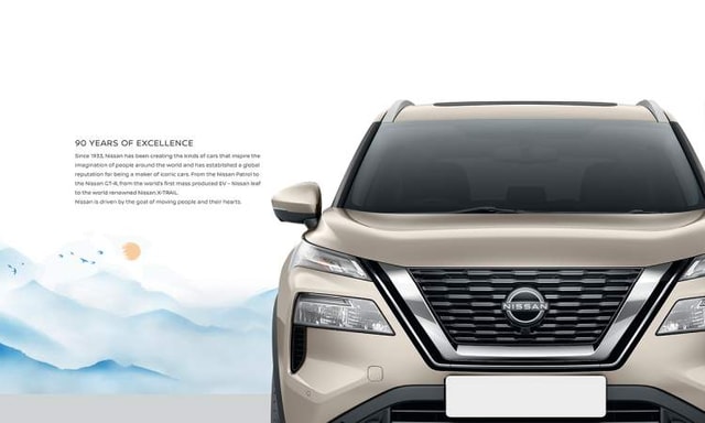 Nissan X Trail Frontlook Nissan X Trail Frontlook