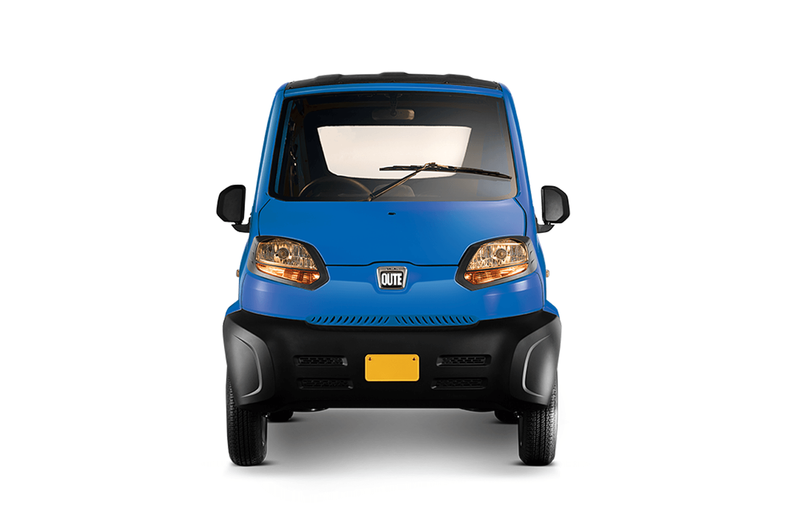 Bajaj Qute Blue Front View Bajaj Qute Blue Front View