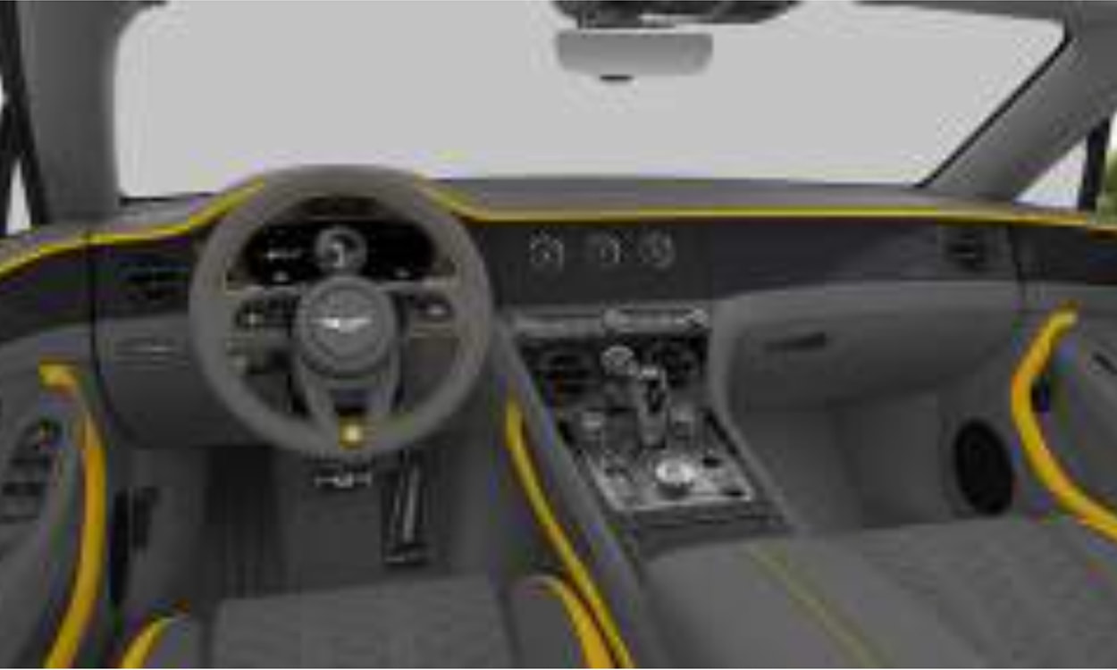 Bentley Continental Interior Yellow Bentley Continental Interior Yellow