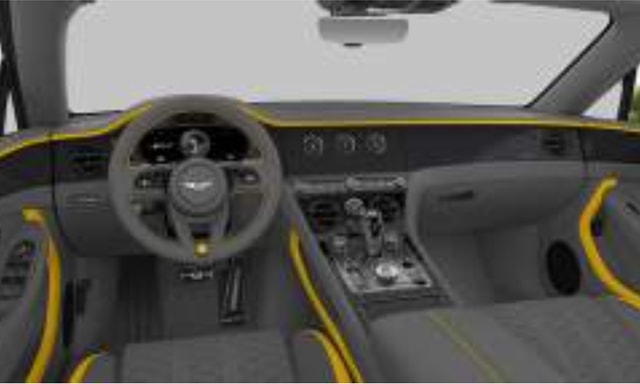 Bentley Continental Interior Yellow Bentley Continental Interior Yellow