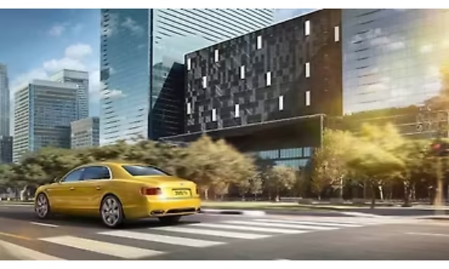 Bentley Continental Flying Spur Rear View Bentley Continental Flying Spur Rear View