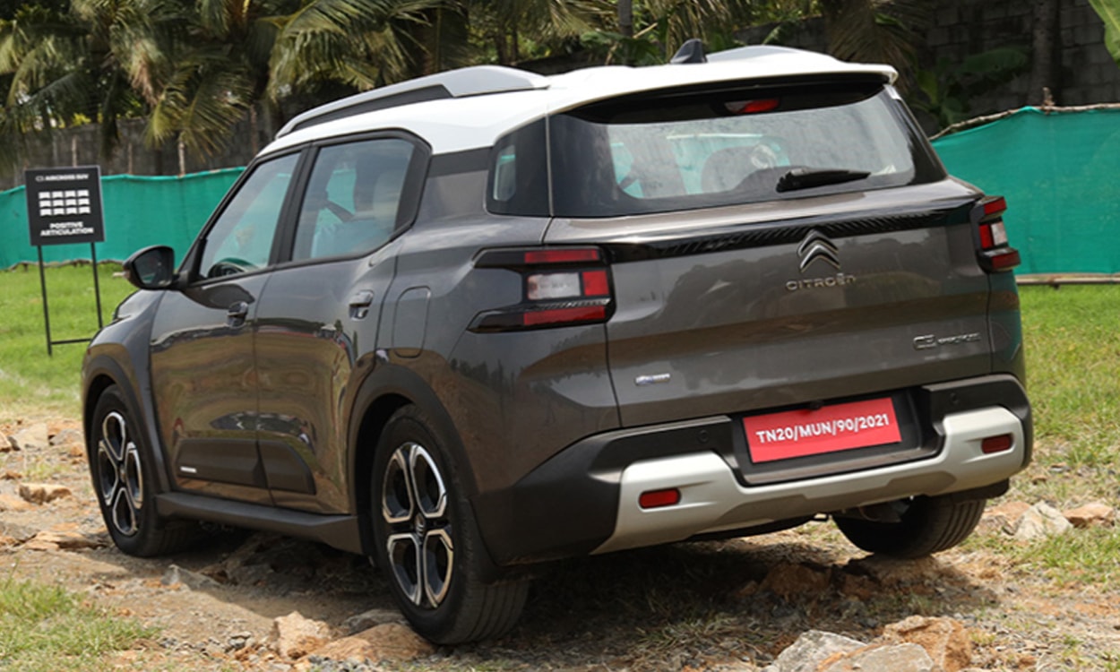 Citroen C3 Aircross Rearview Citroen C3 Aircross Rearview