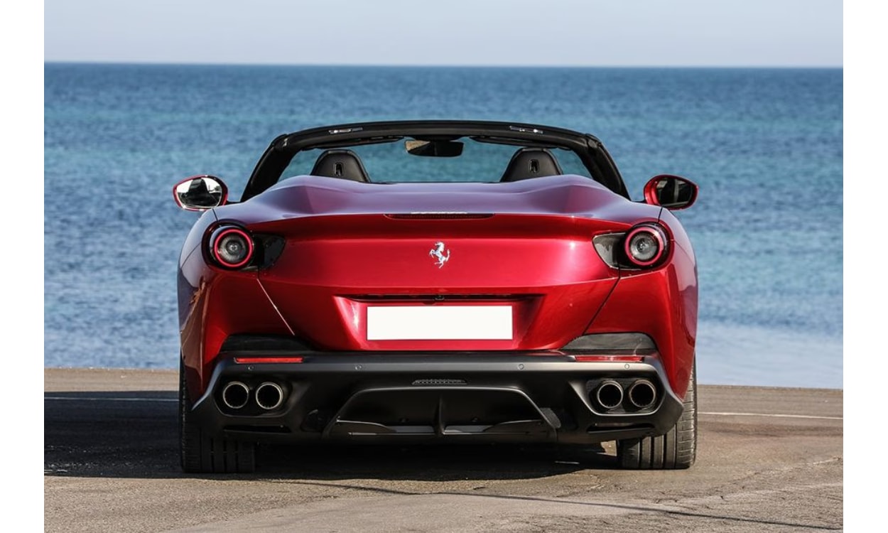 Ferrari Portofino Rear View Ferrari Portofino Rear View