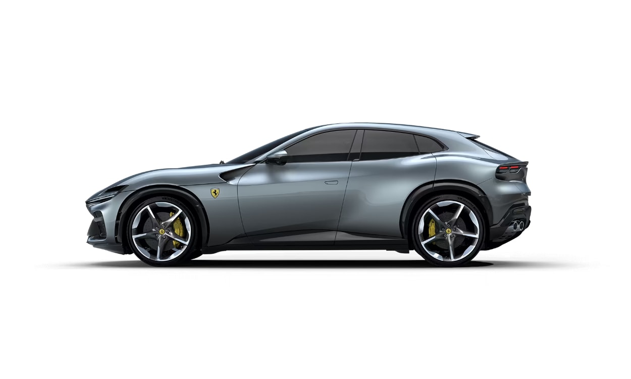 Ferrari Purosangue Suv Sideview Ferrari Purosangue Suv Sideview
