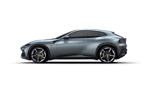 Ferrari Purosangue Suv Sideview Ferrari Purosangue Suv Sideview