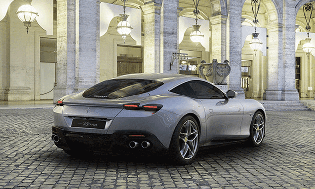 Ferrari Roma Rearview Ferrari Roma Rearview