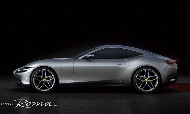 Ferrari Roma Side View Ferrari Roma Side View