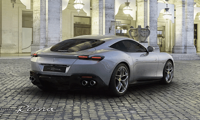 Ferrari Roma Tail Light And Door Ferrari Roma Tail Light And Door