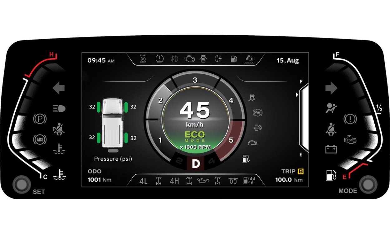Force Gurkha Digital Cluster Force Gurkha Digital Cluster