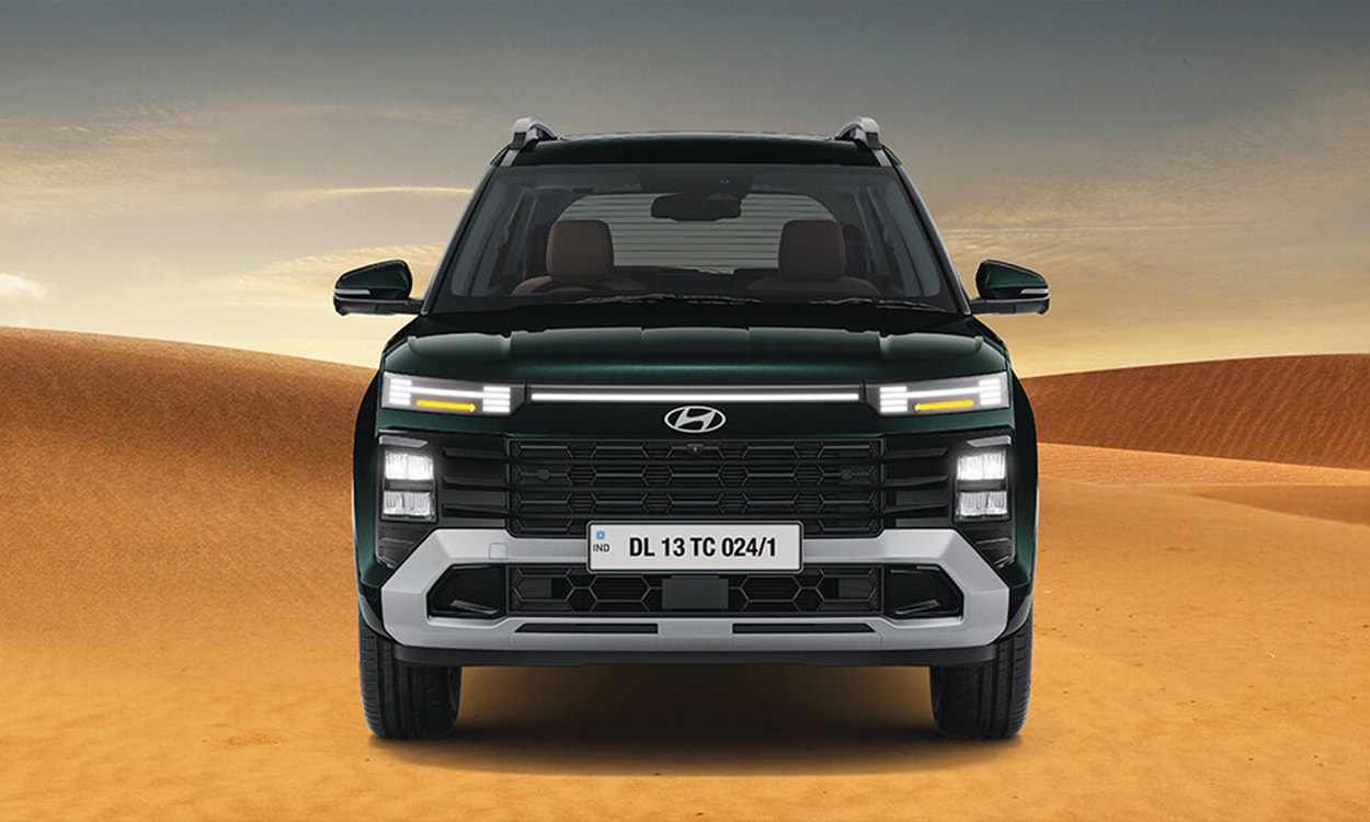 Hyundai alcazar frontview Hyundai alcazar frontview images