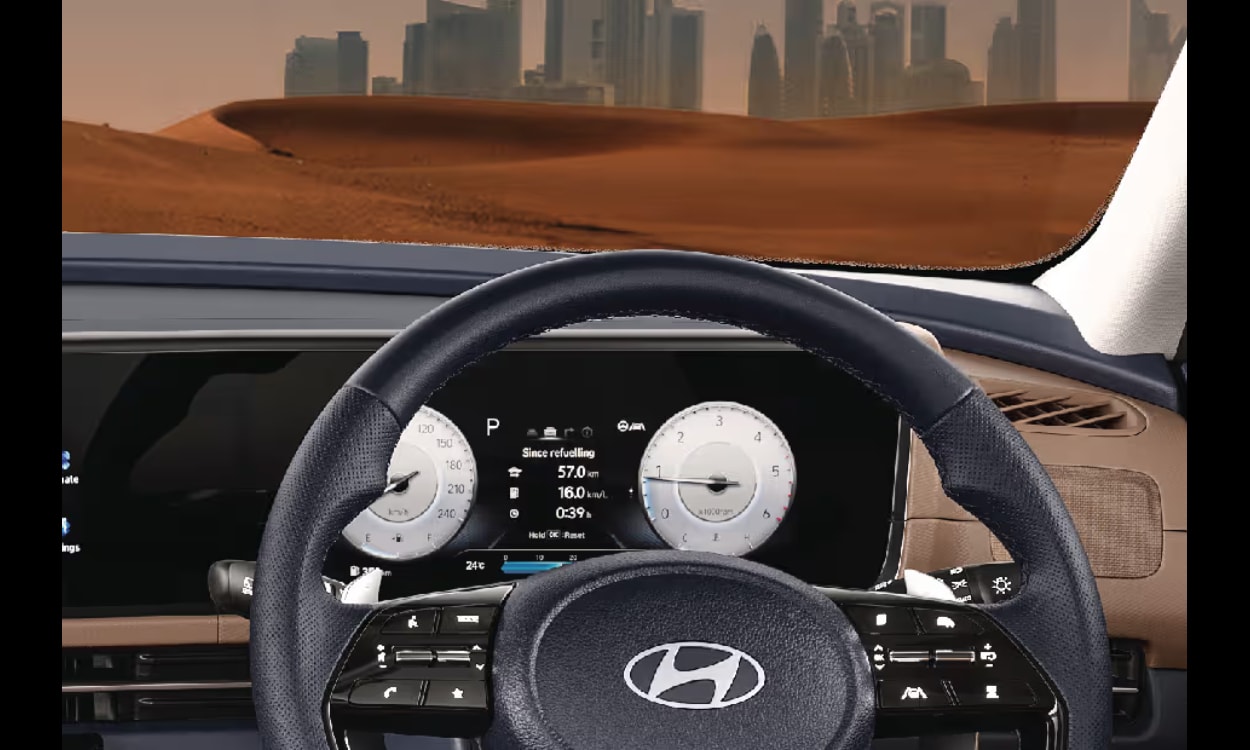 Hyundai alcazar instrument Cluster Hyundai alcazar instrument Cluster images