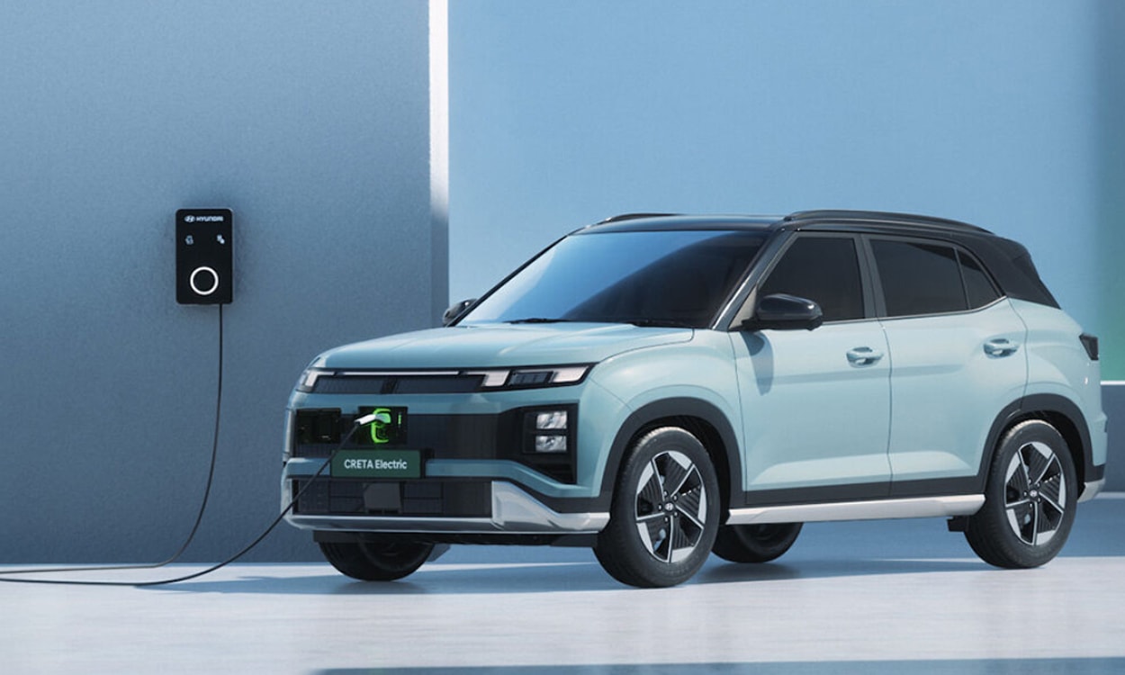 Hyundai creta EV charging point Hyundai creta EV charging point images