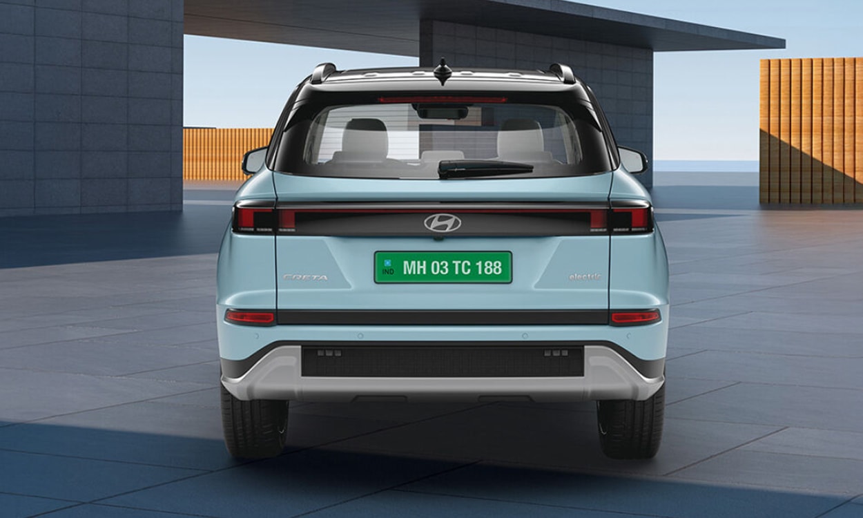 Creta Electric Rear view Creta Electric Rear view images