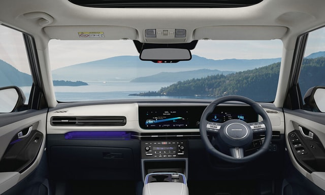 Overall Interior Layout 1st Row Dashboard Hyundai Creta EV Overall Interior Layout 1st Row Dashboard Hyundai Creta EV