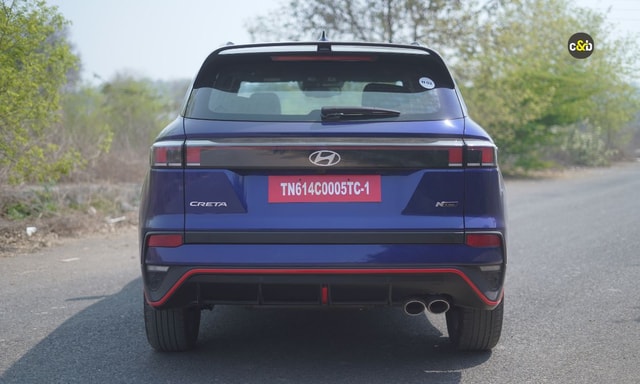 Hyundai Creta N Line Rearview Hyundai Creta N Line Rearview