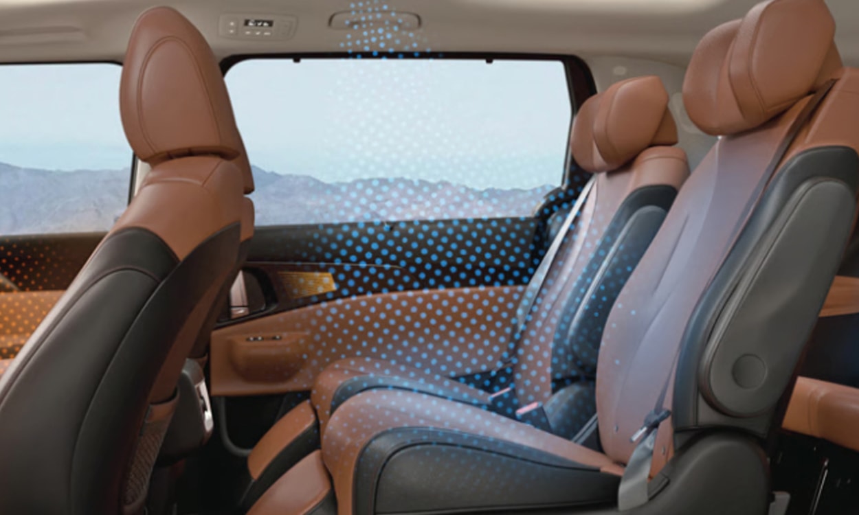 Kia Carnival  Rearseat Kia Carnival  Rearseat