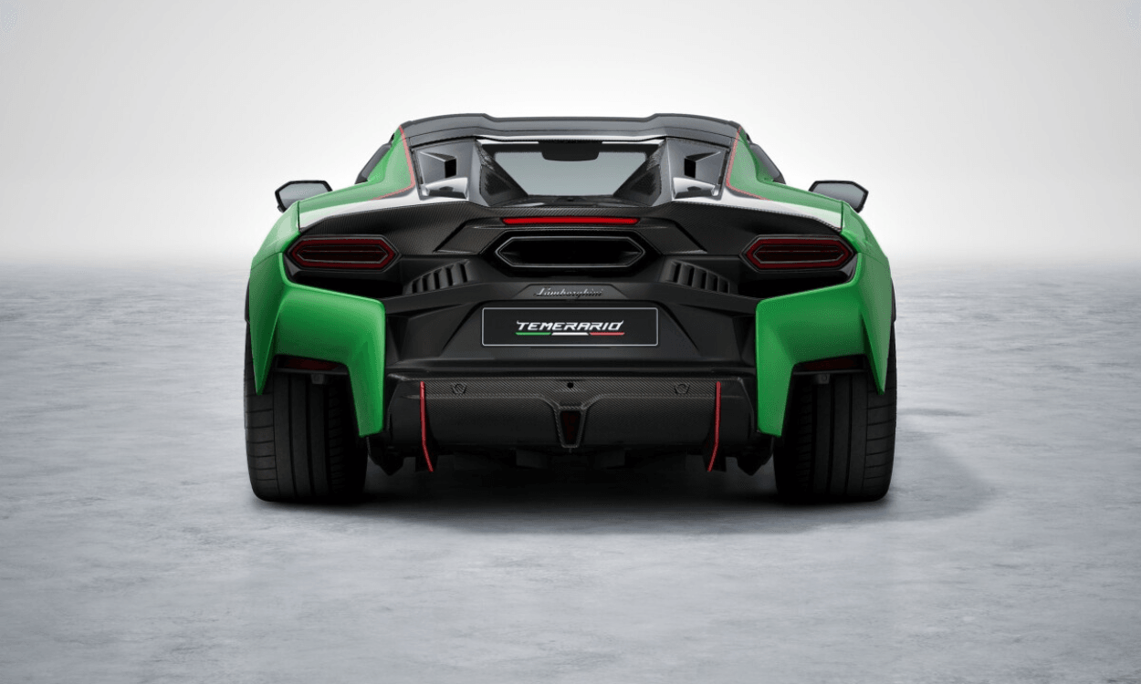 Lamborghini Temerario Rear View Lamborghini Temerario Rear View
