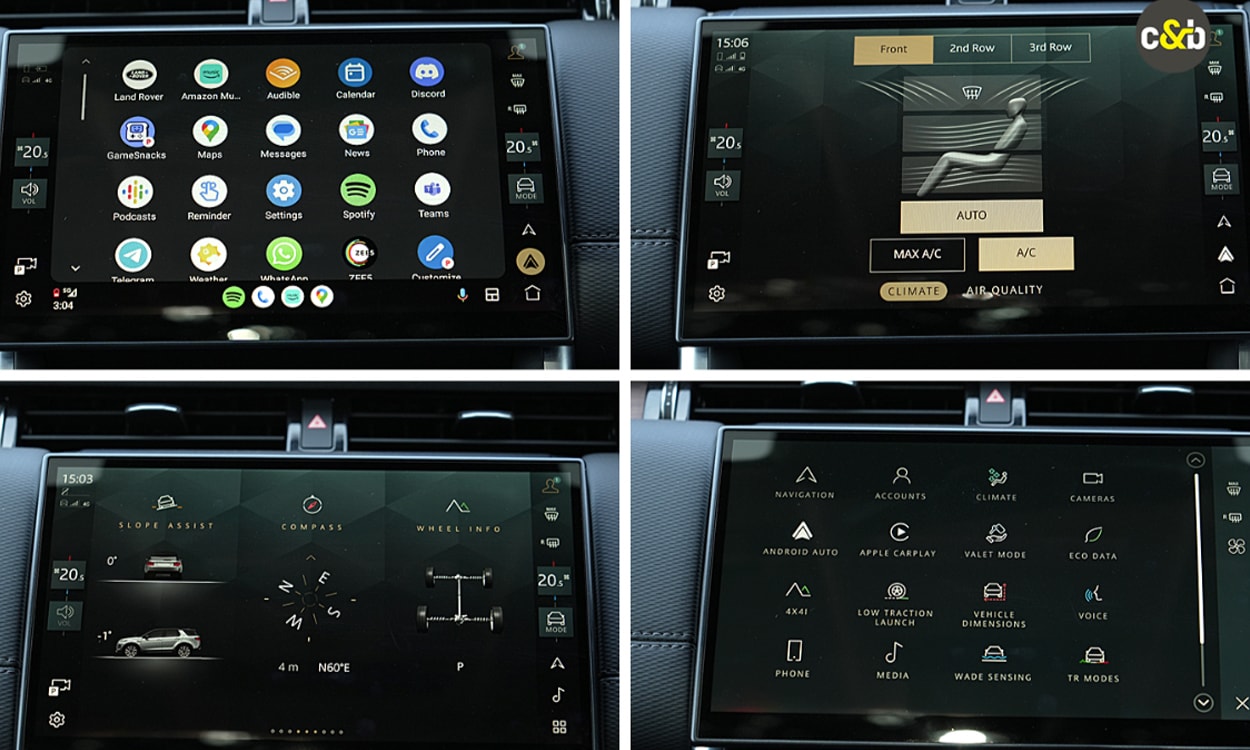 Land Rover Discovery Sport Information Diasply Land Rover Discovery Sport Information Diasply