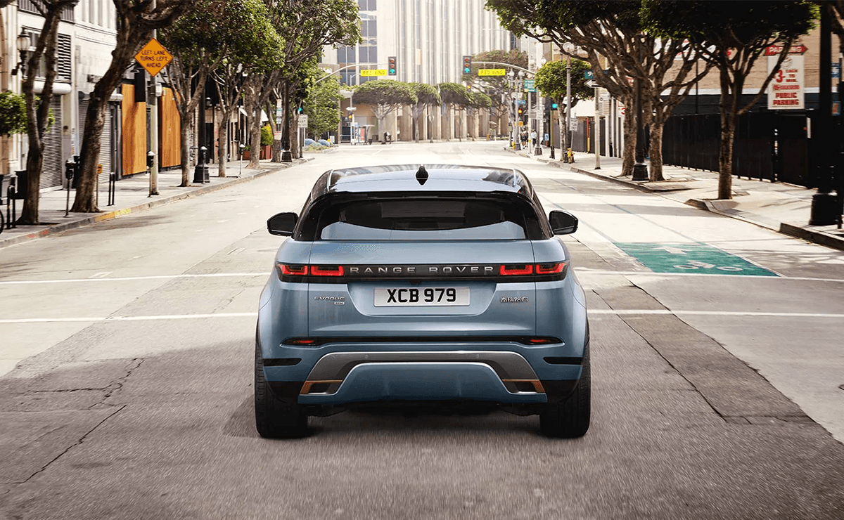 Land Rover Evoque Rear View Land Rover Evoque Rear View images