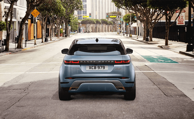 Land Rover Evoque Rear View Land Rover Evoque Rear View