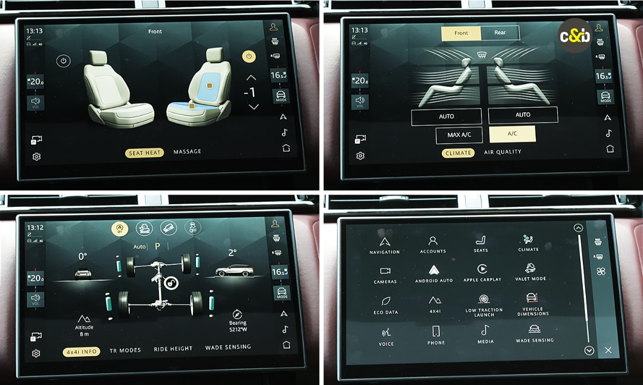 Range Rover Velar Information Display Range Rover Velar Information Display