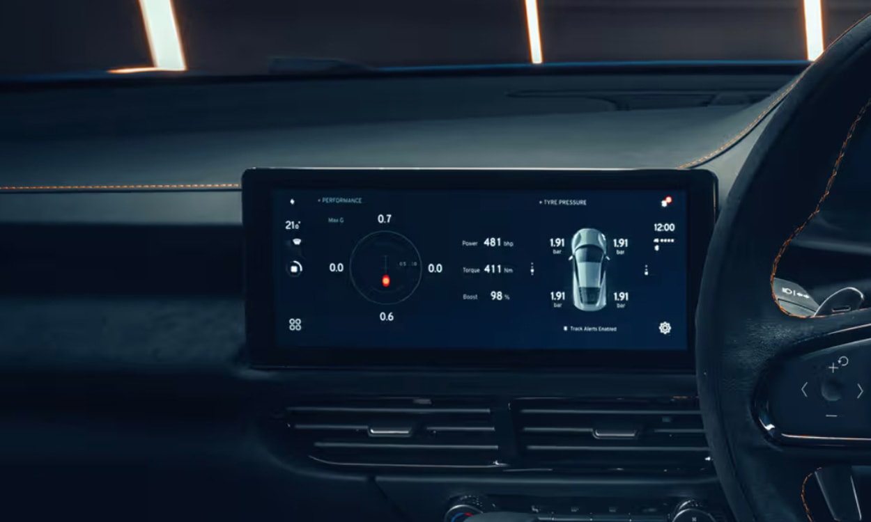 Infotainment System Main Menu Lotus Emira Infotainment System Main Menu Lotus Emira