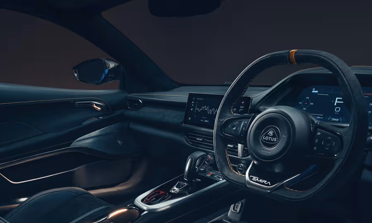 Right Corner Front View Lotus Emira Right Corner Front View Lotus Emira