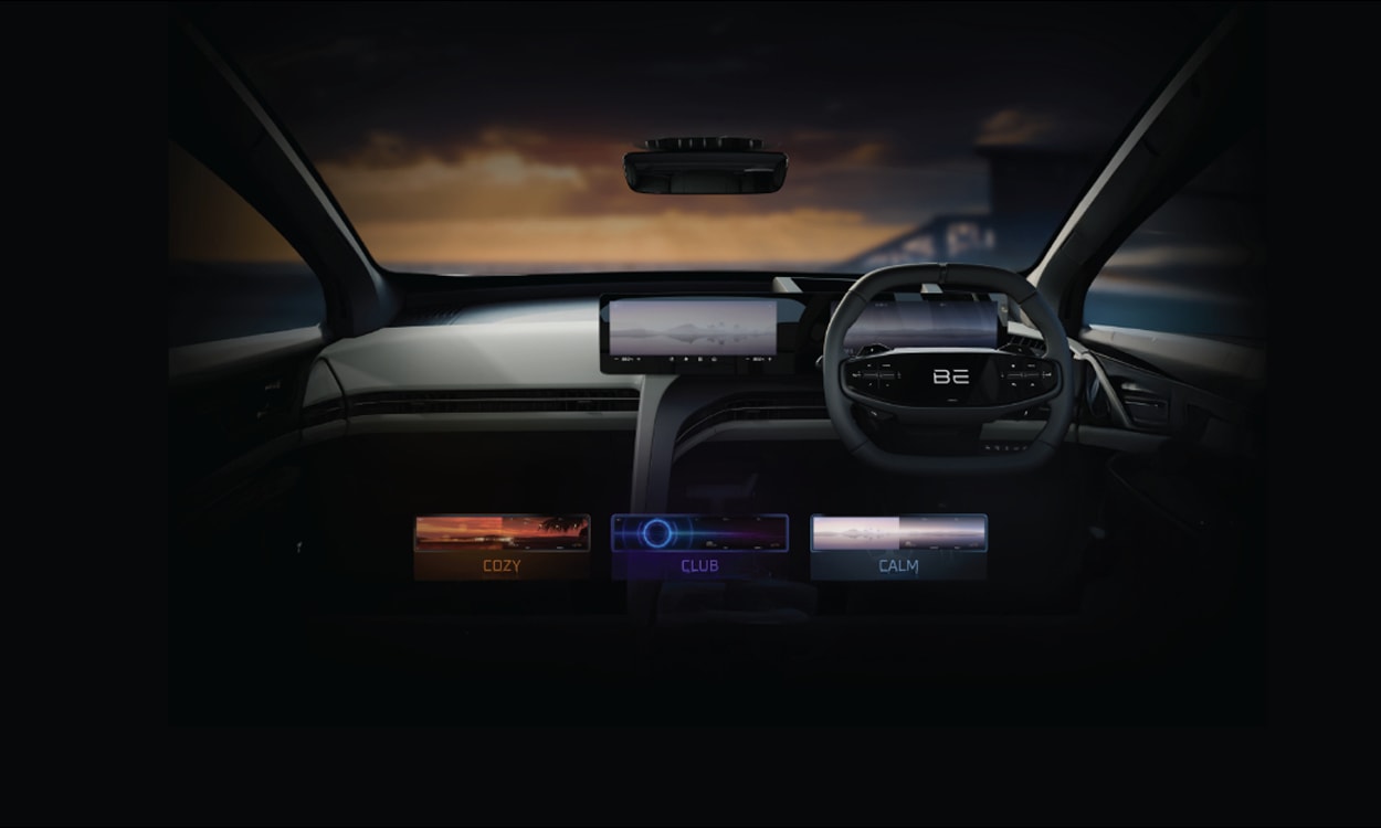 Mahindra Be6e Dashbord Mahindra Be6e Dashbord