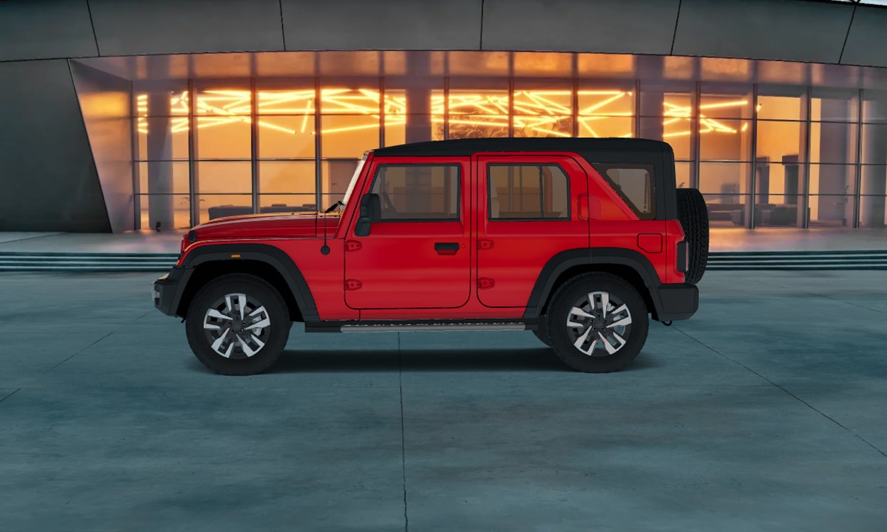 Mahindra Thar Roxx Left Sideview Mahindra Thar Roxx Left Sideview