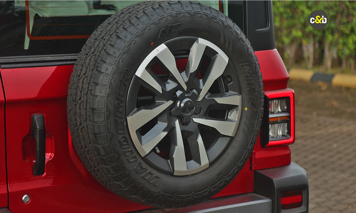 Mahindra Thar Roxx Spare Wheel Mahindra Thar Roxx Spare Wheel