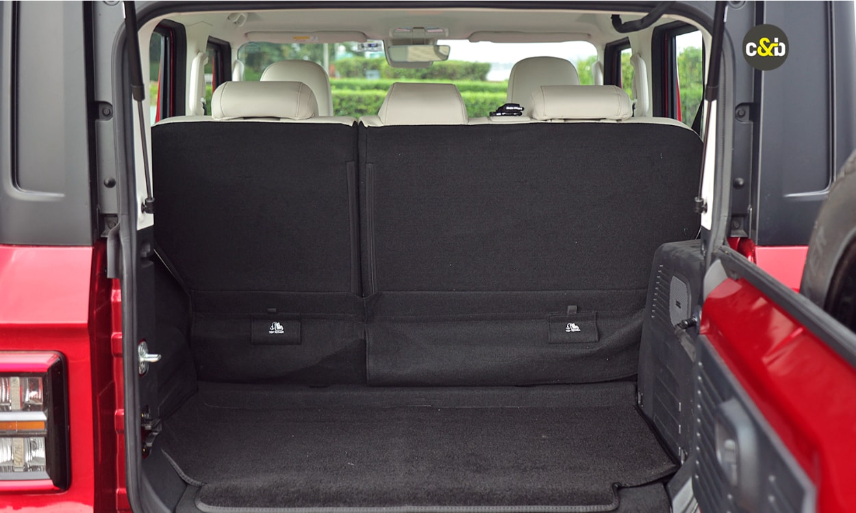 Mahindra Thar Roxx Bootspace Mahindra Thar Roxx Bootspace