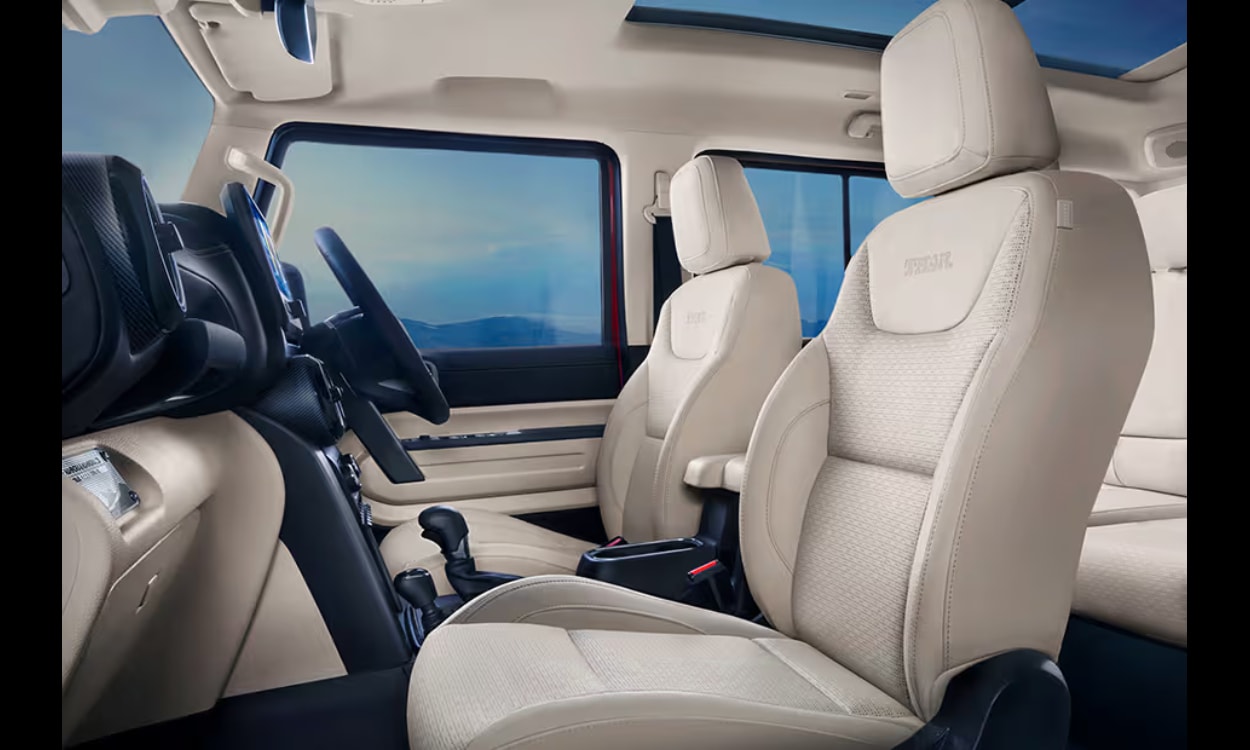 Mahindra Thar Roxx Door View Of Driver Seat Mahindra Thar Roxx Door View Of Driver Seat