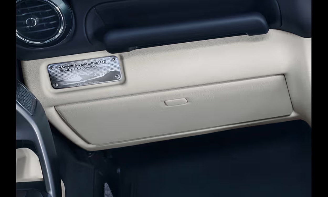 Mahindra Thar Roxx Glovebox Mahindra Thar Roxx Glovebox