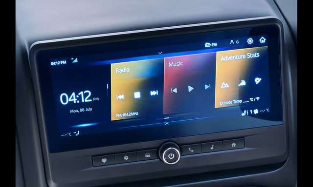 Mahindra Thar Roxx Infotainment System Main Menu Mahindra Thar Roxx Infotainment System Main Menu