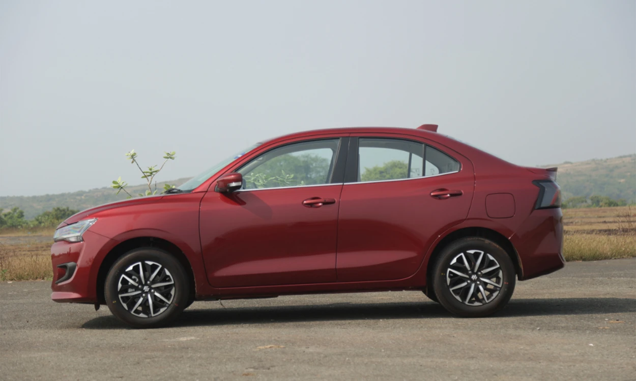 Maruti Suzuki Dzire Sideview Maruti Suzuki Dzire Sideview
