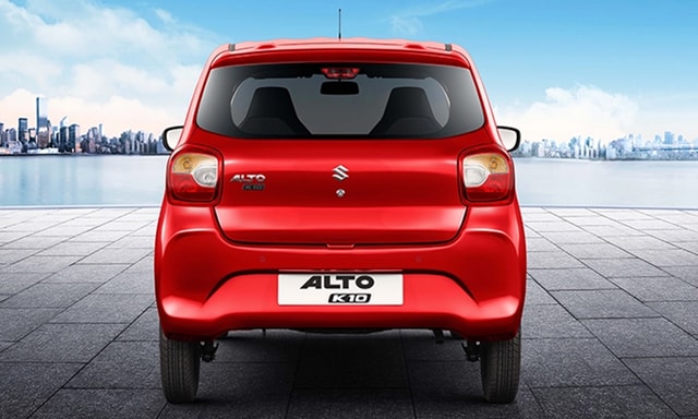 2022 Alto K10 Rearview 2022 Alto K10 Rearview