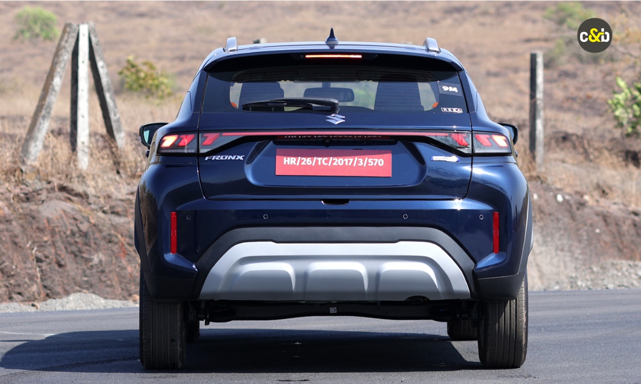 Maruti Suzuki Fronx Rearlook Maruti Suzuki Fronx Rearlook