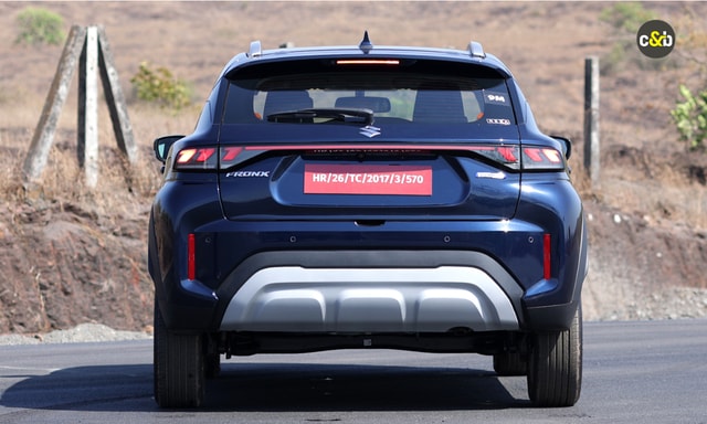 Maruti Suzuki Fronx Rearlook Maruti Suzuki Fronx Rearlook
