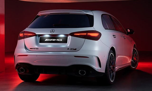 Mercedes Amg A 45 Rearview Mercedes Amg A 45 Rearview