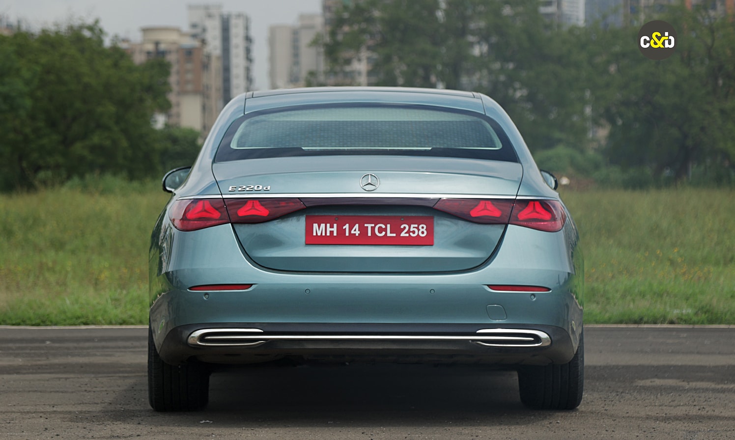 Mercedes Benz E220d Rear View Mercedes Benz E220d Rear View