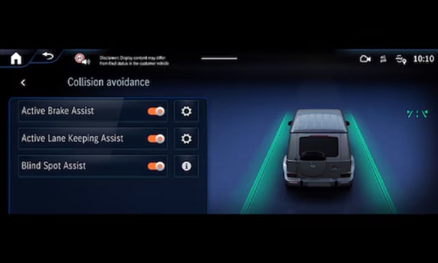 Mercedes Benz G580 Safety Features 2 Mercedes Benz G580 Safety Features 2