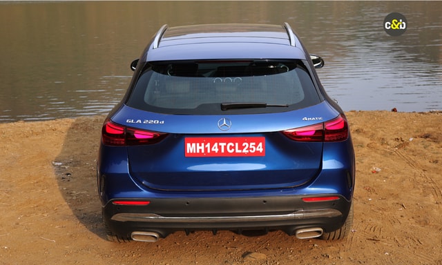 Mercedes Benz Gla 220d Rear View Mercedes Benz Gla 220d Rear View