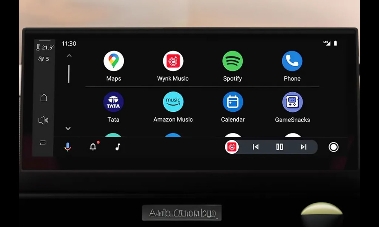 Infotainment System Main MenuTata Curvv Infotainment System Main MenuTata Curvv