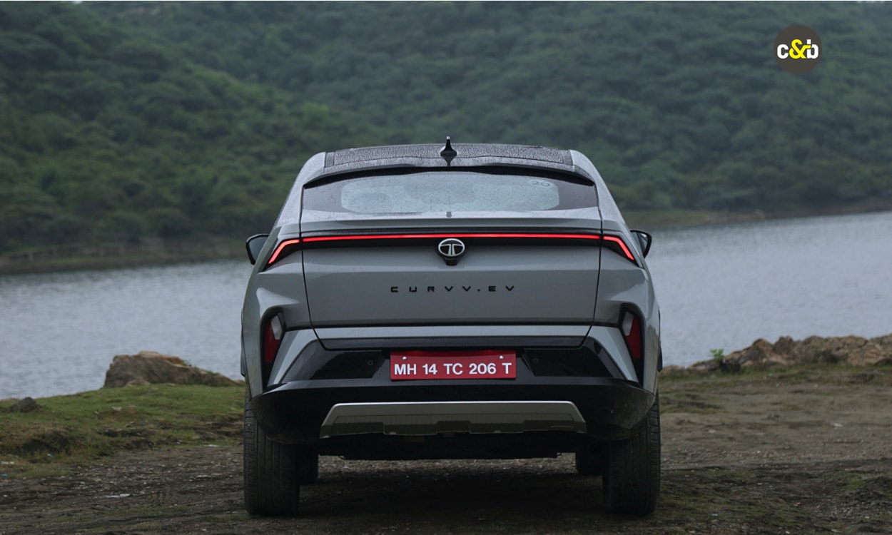 Tata Curvv Ev Rearview Tata Curvv Ev Rearview
