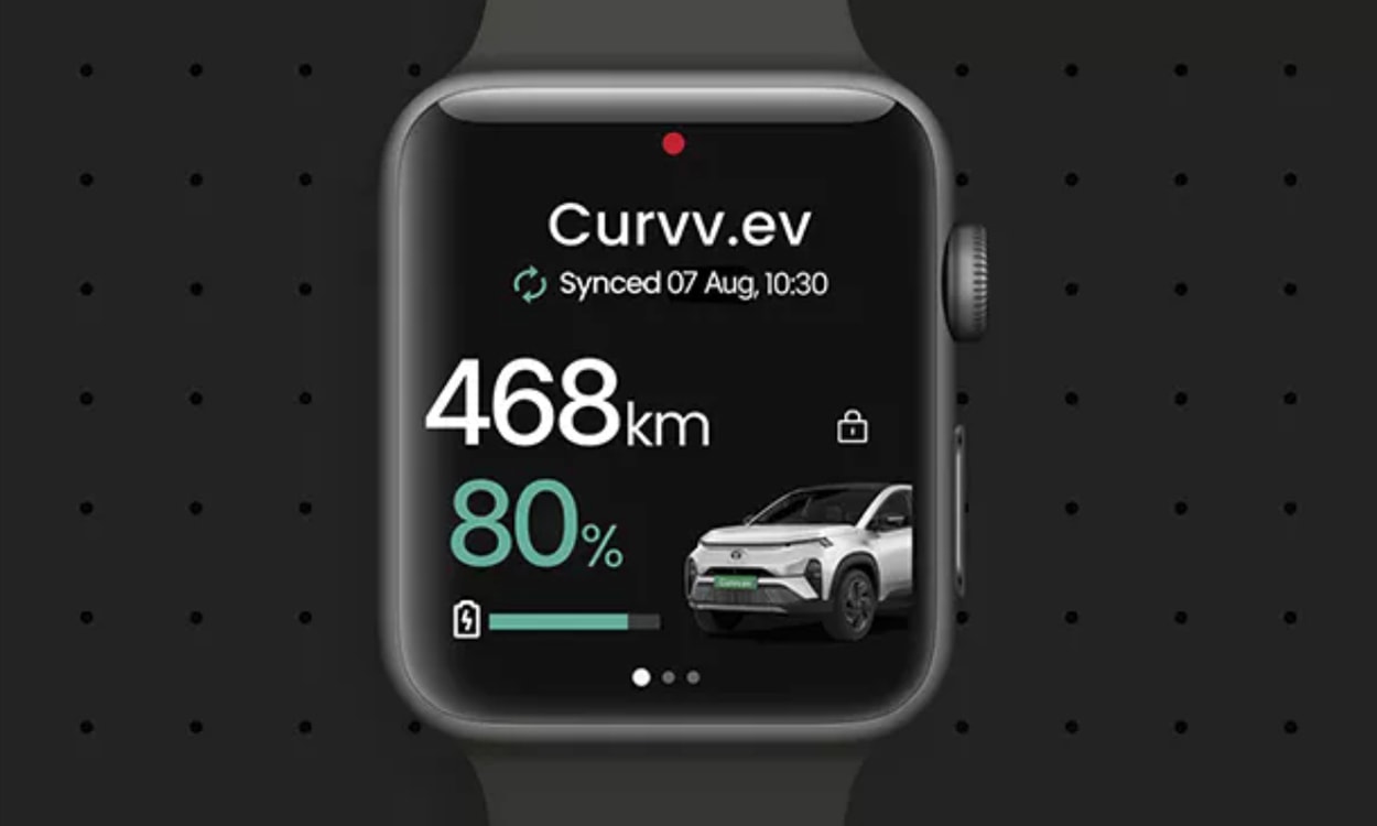 Tata curvv ev ira Ev And Smart Watch Connectivity Tata curvv ev ira Ev And Smart Watch Connectivity images