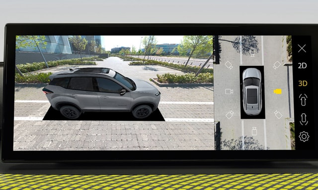 Tata Harrier 360 Parking Assist Tata Harrier 360 Parking Assist