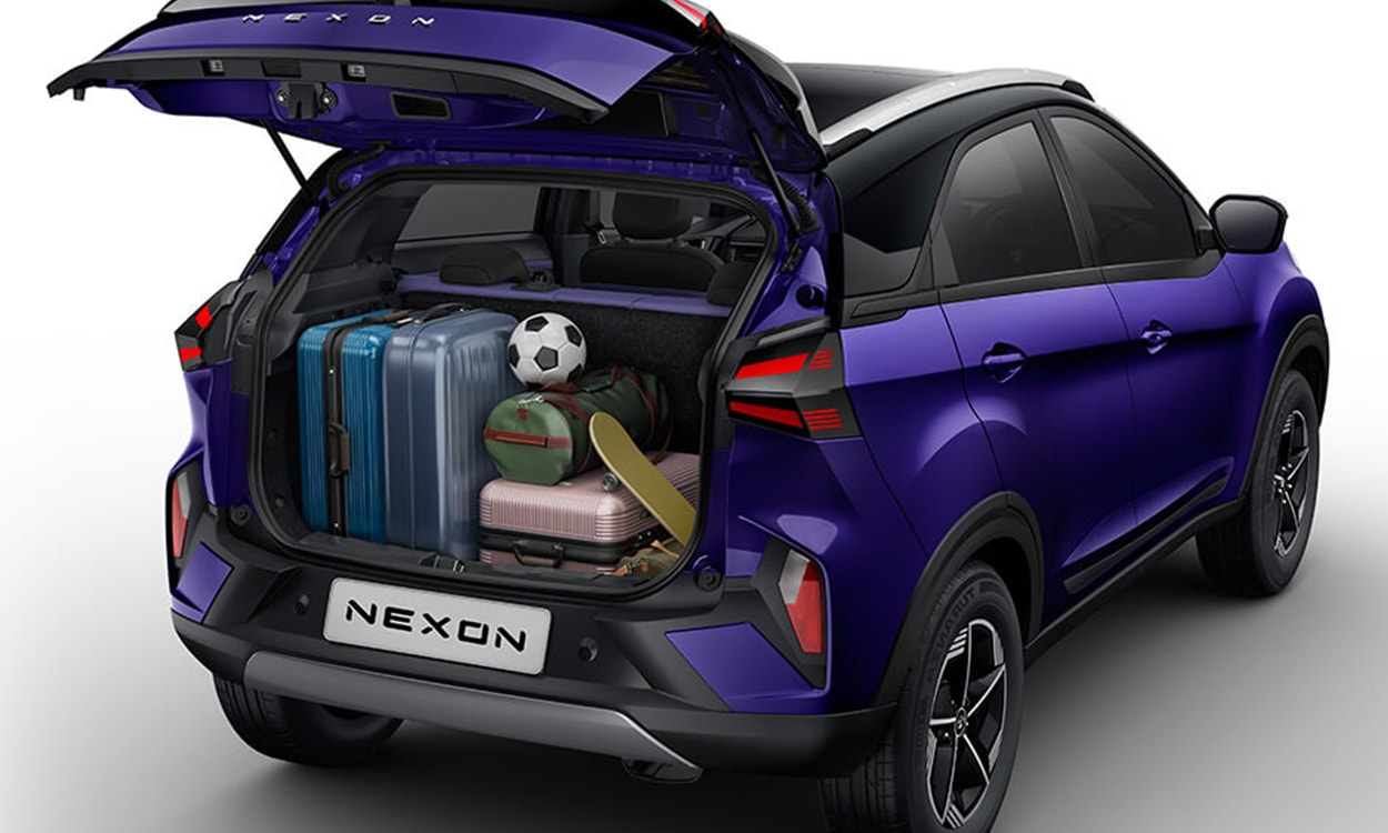 2023 tata nexon 350 L Boot Space 2023 tata nexon 350 L Boot Space images